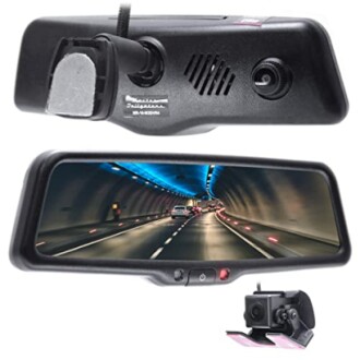 Master Tailgaters 10" OEM Rear View Mirror Dash Cam Review | 1080p Dual Way Recorder